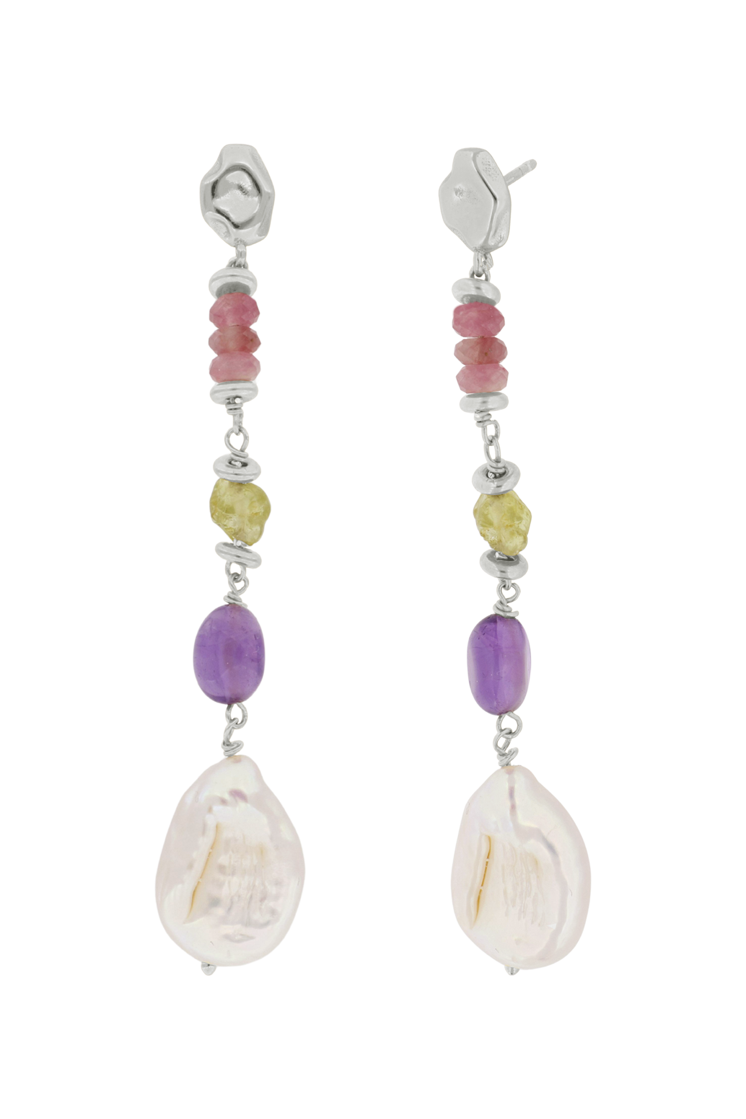 PENDIENTES GALA PLATA