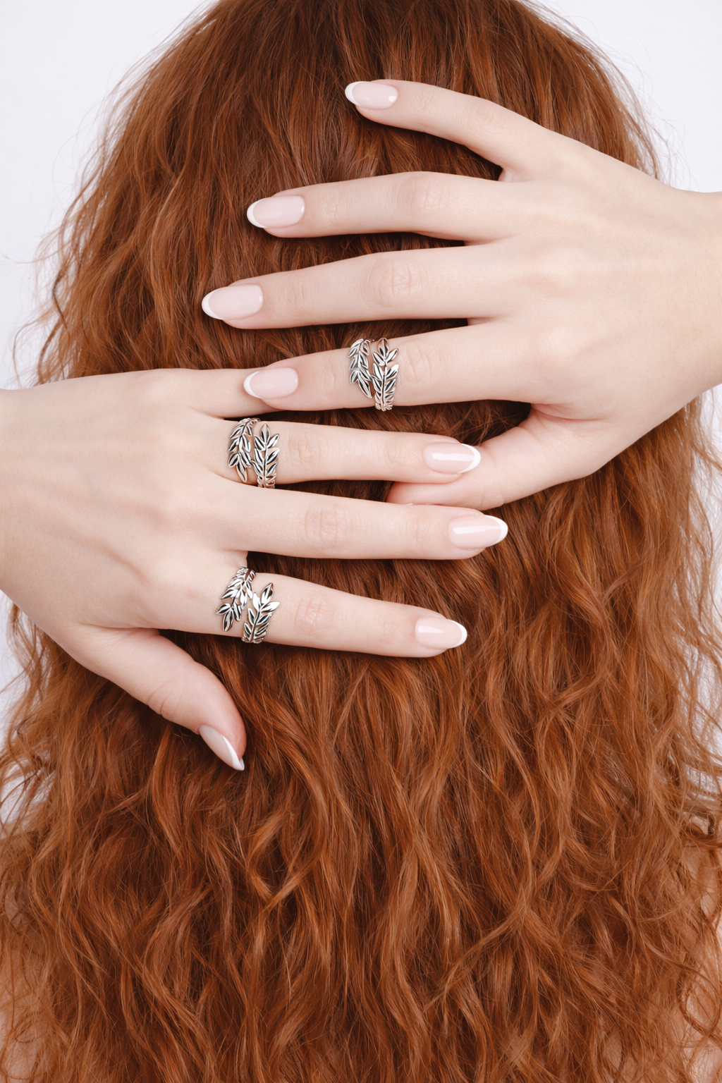 BAGUE LAURIER ARGENT