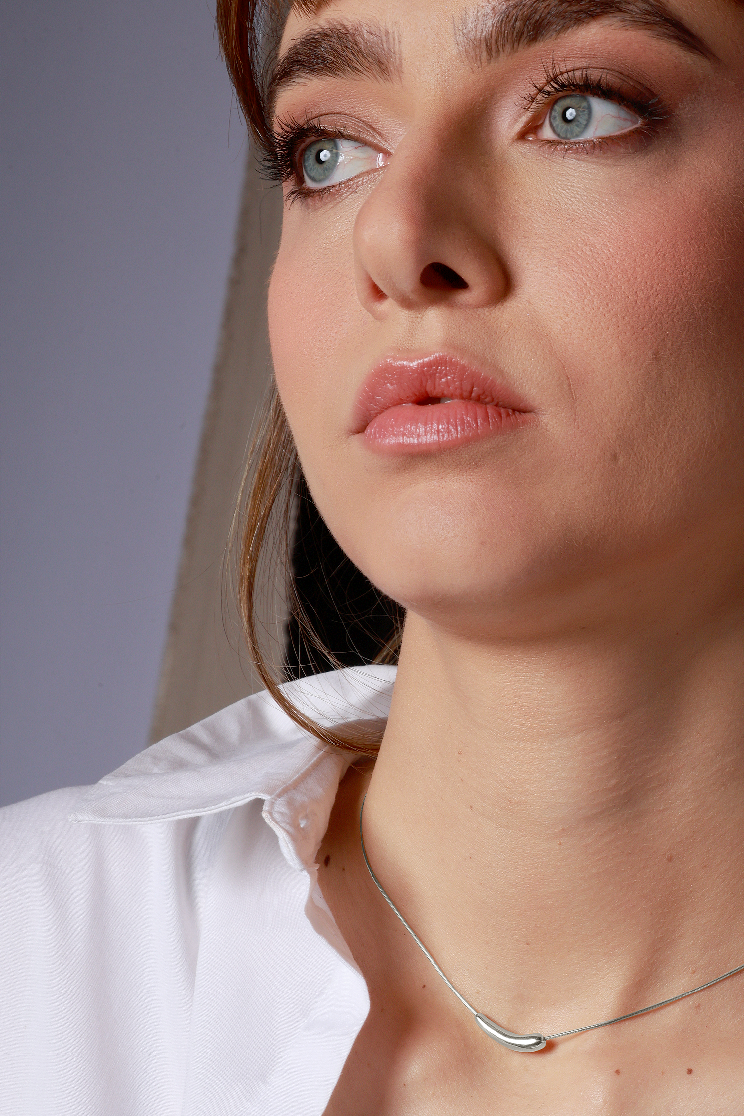 COLLAR PURE CURVE PLATA