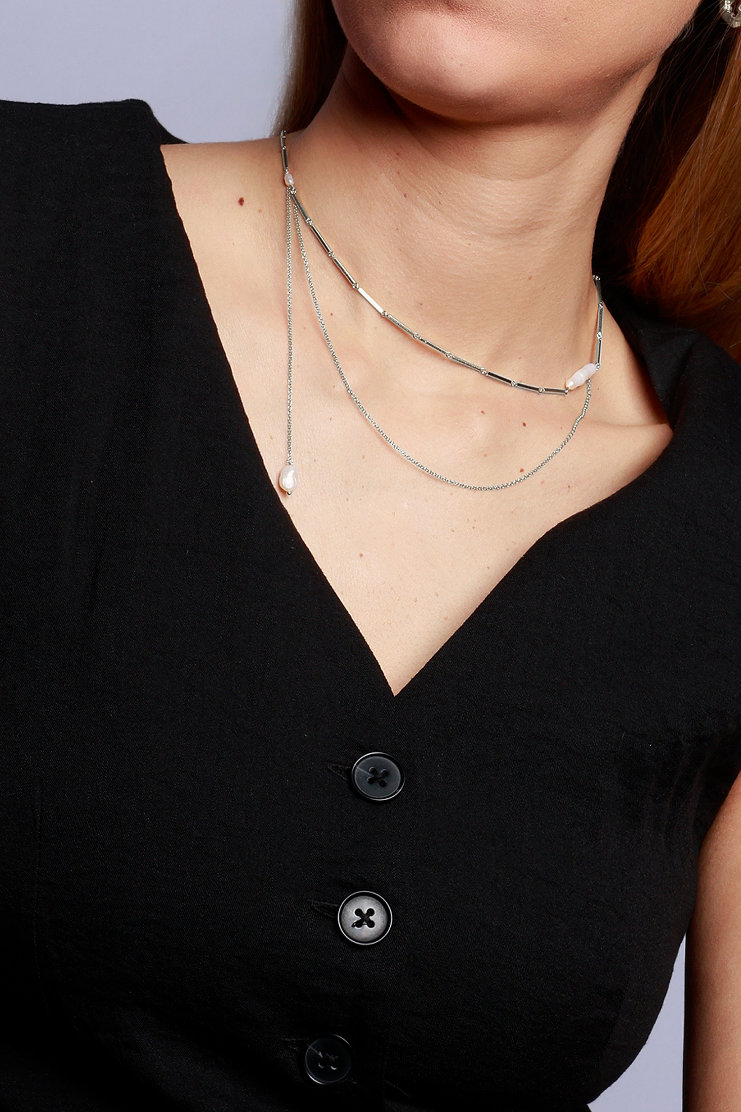 EIRA SILVER NECKLACE