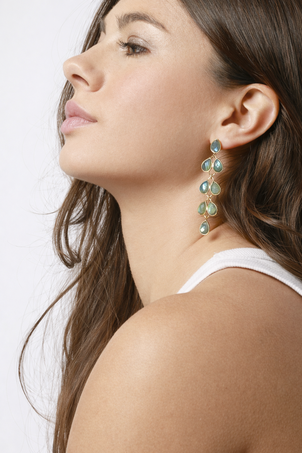 PENDIENTES AUTUMN LABRADORITA