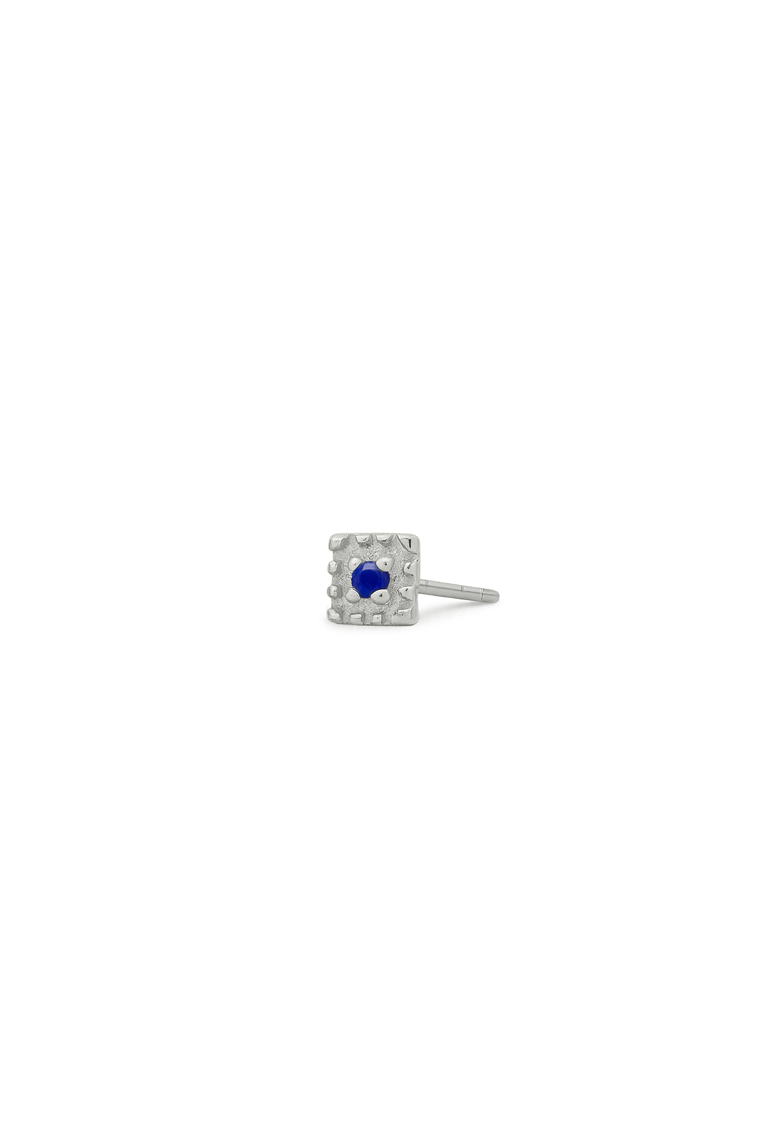 PENDIENTE VANEL AZUL PLATA