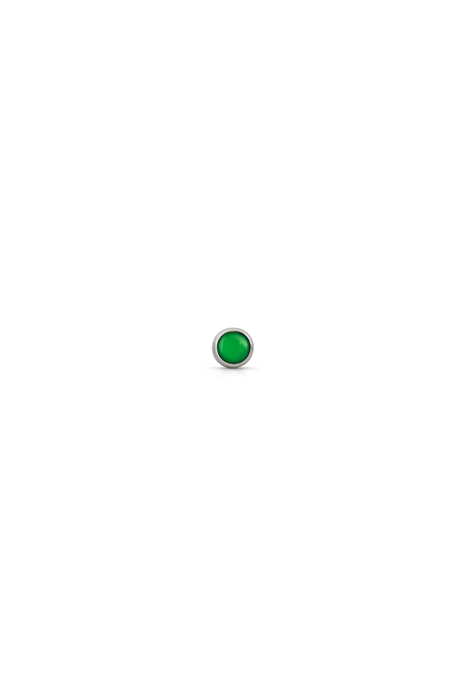 PENDIENTE NORELA VERDE PLATA