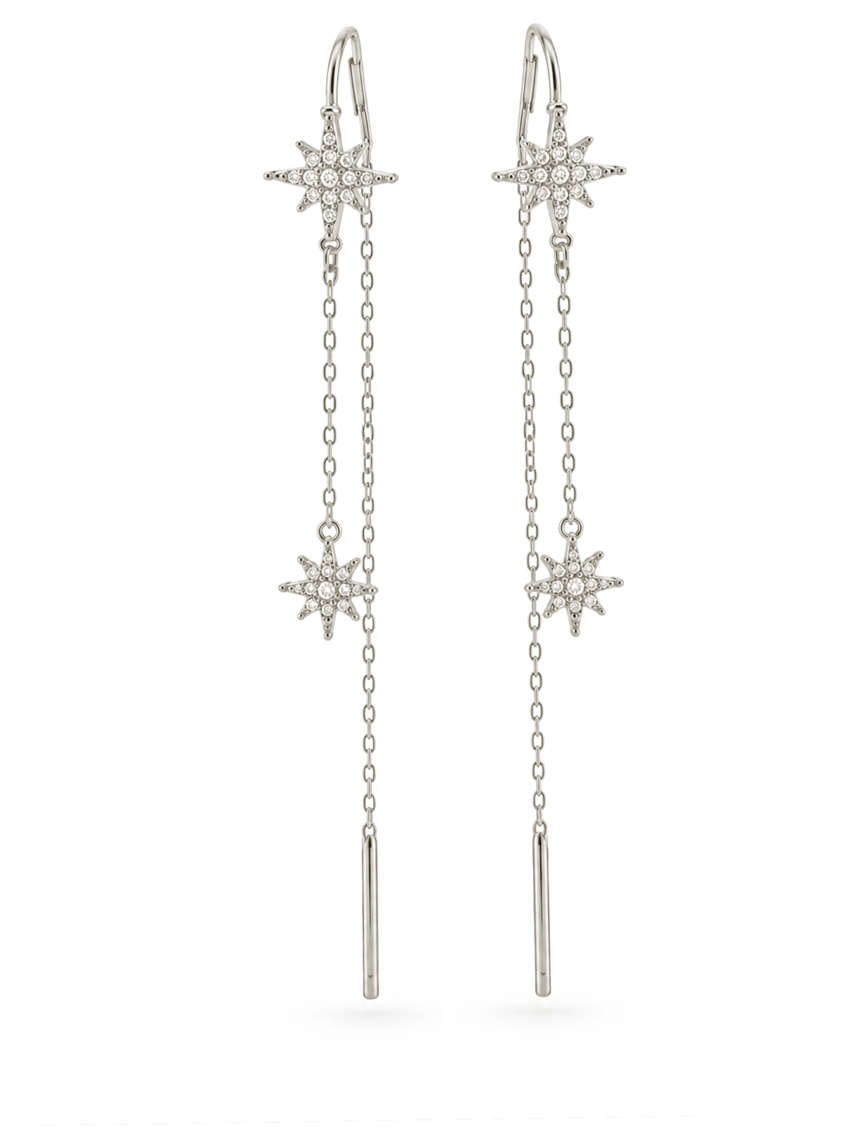 PENDIENTES GLOW PLATA