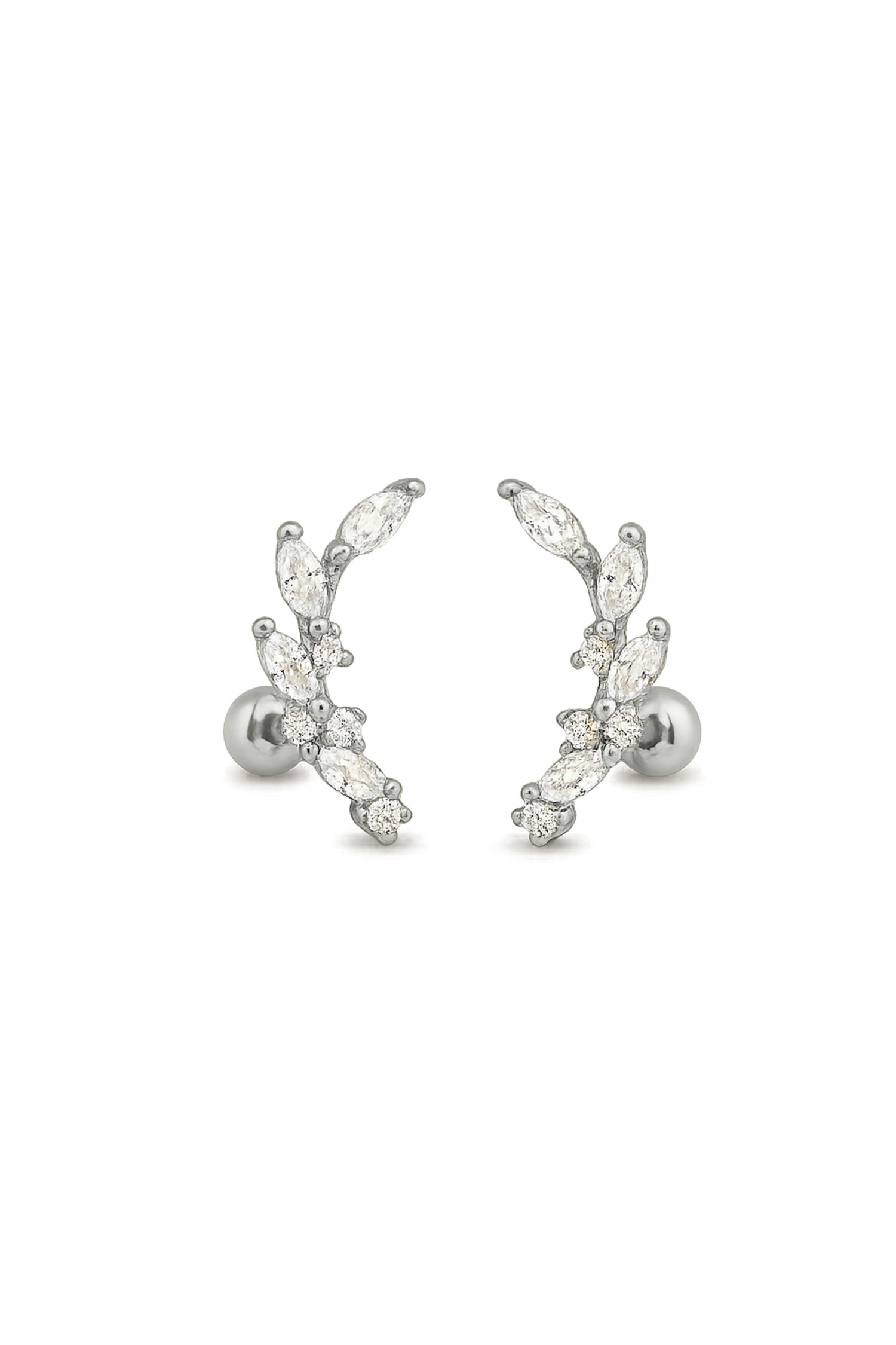 PIERCING PETAL PLATA