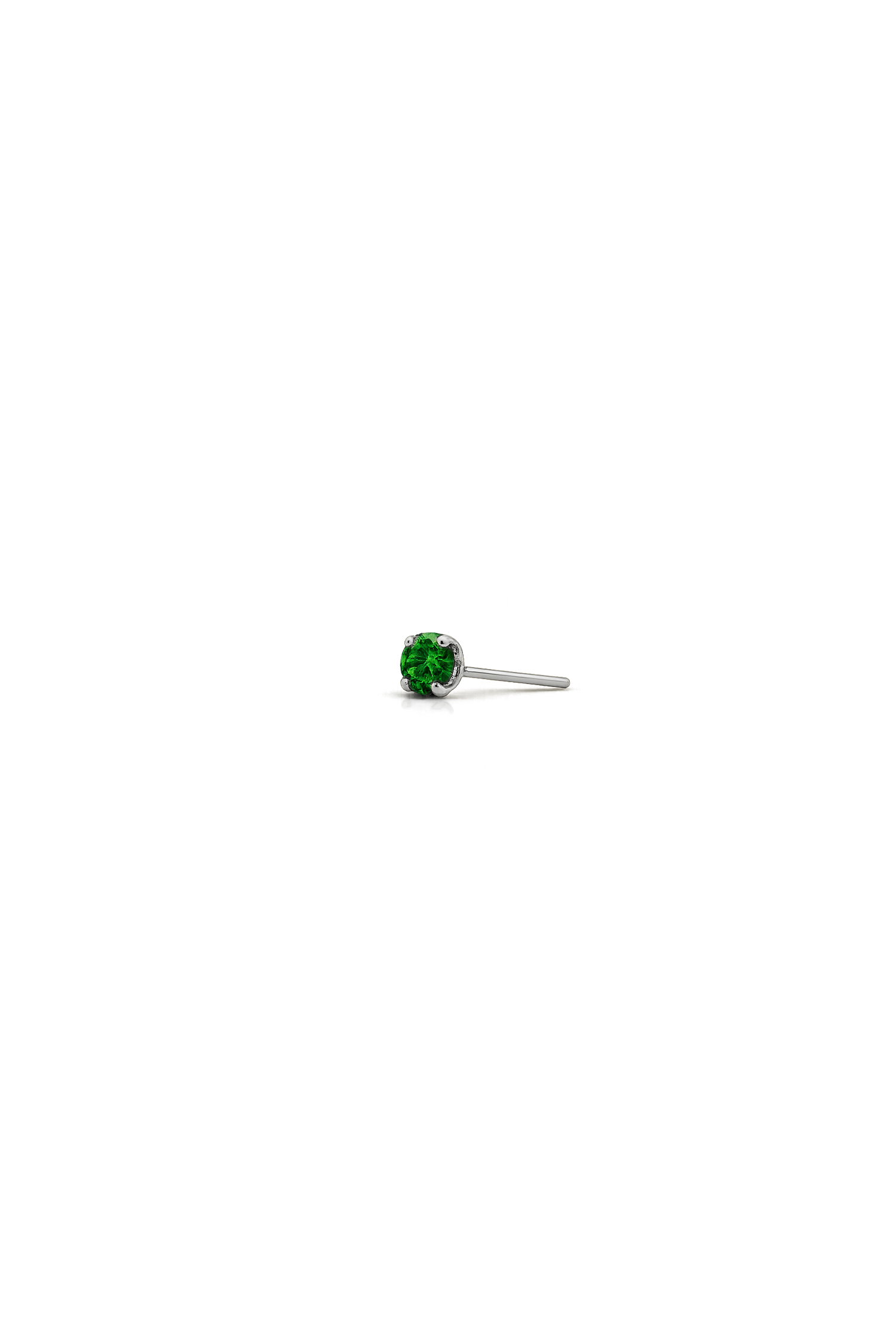 PENDIENTE AVYSS VERDE PLATA