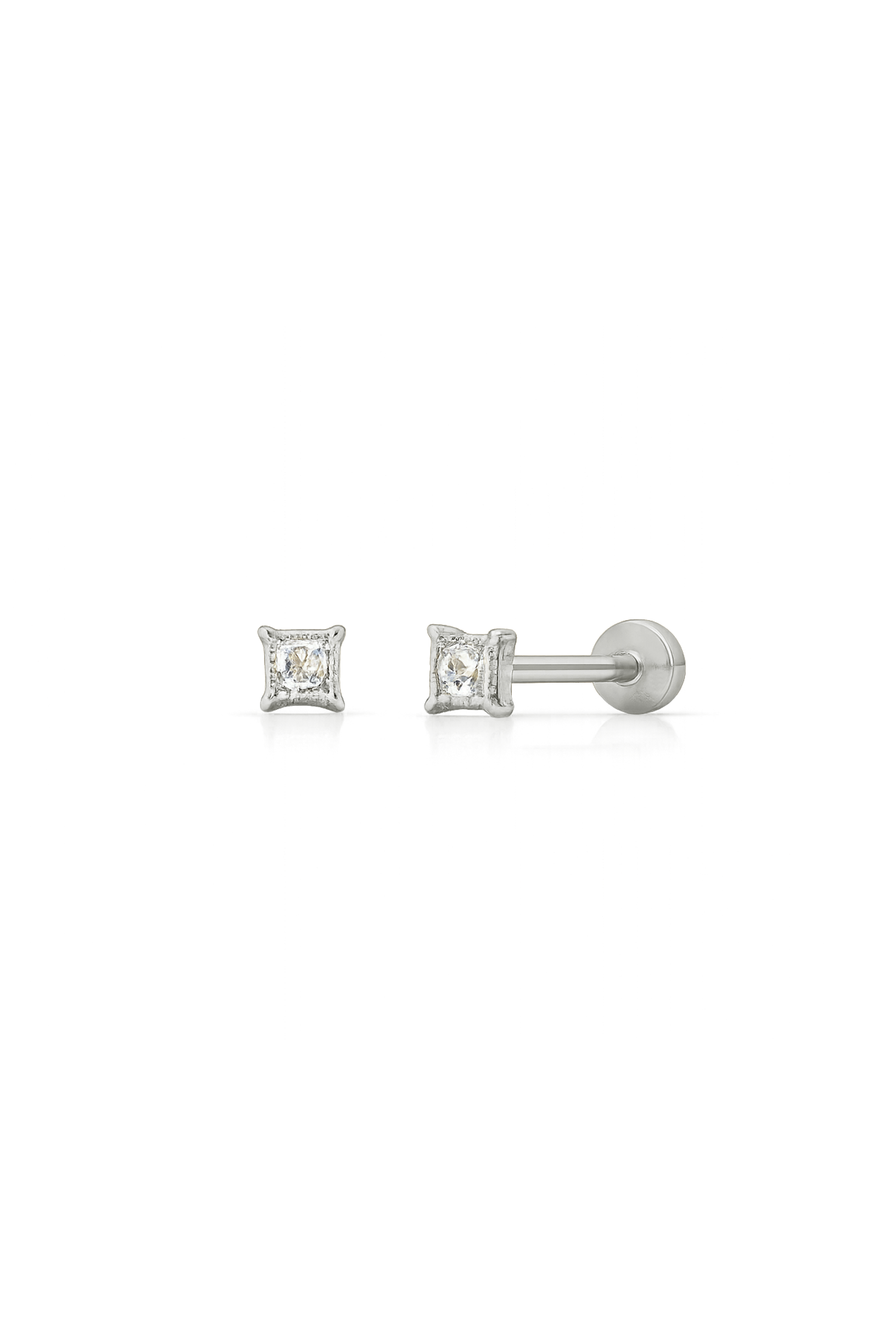 PIERCING TEYA BLANC ARGENT