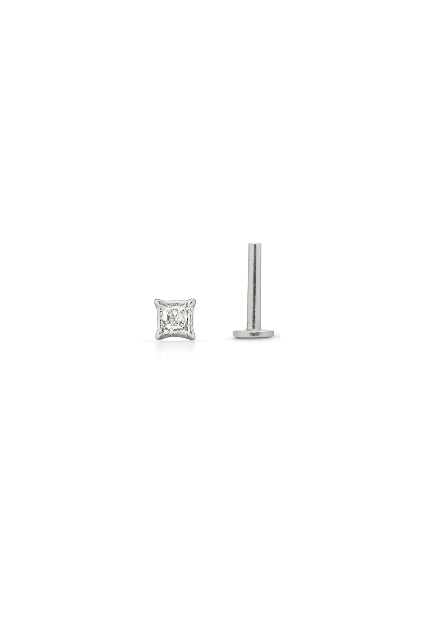 PIERCING TEYA BLANC ARGENT