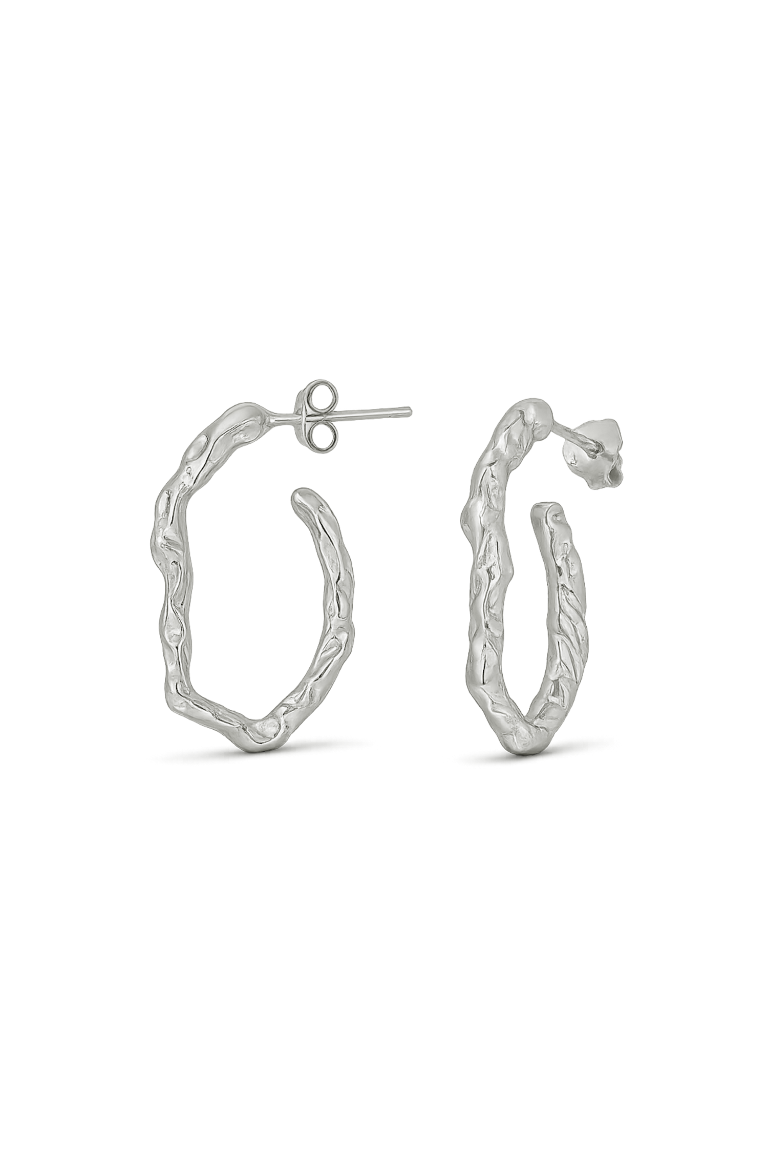 BOUCLES D'OREILLES CHARLOTTE ARGENT