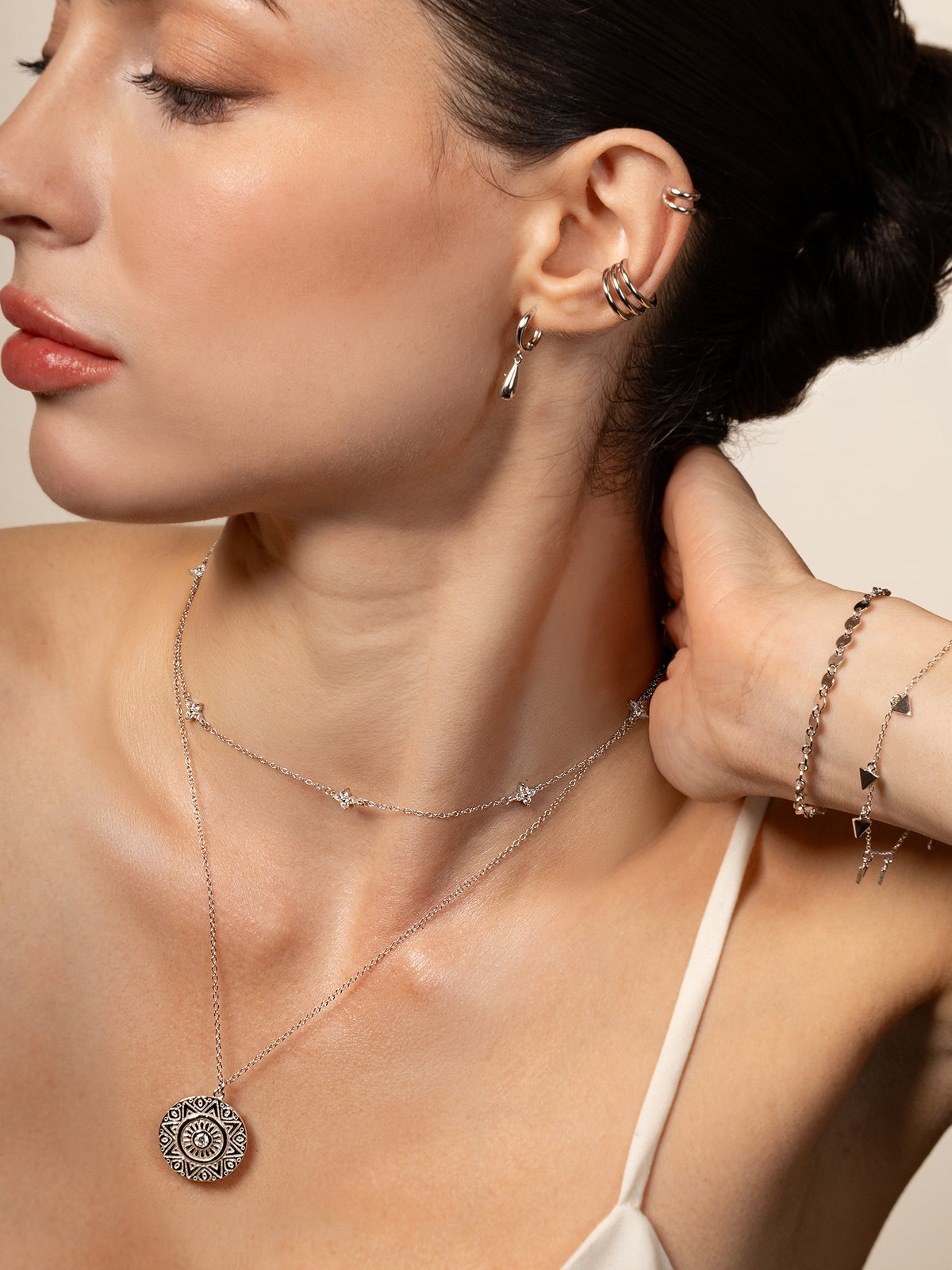 COLLAR ORION PLATA