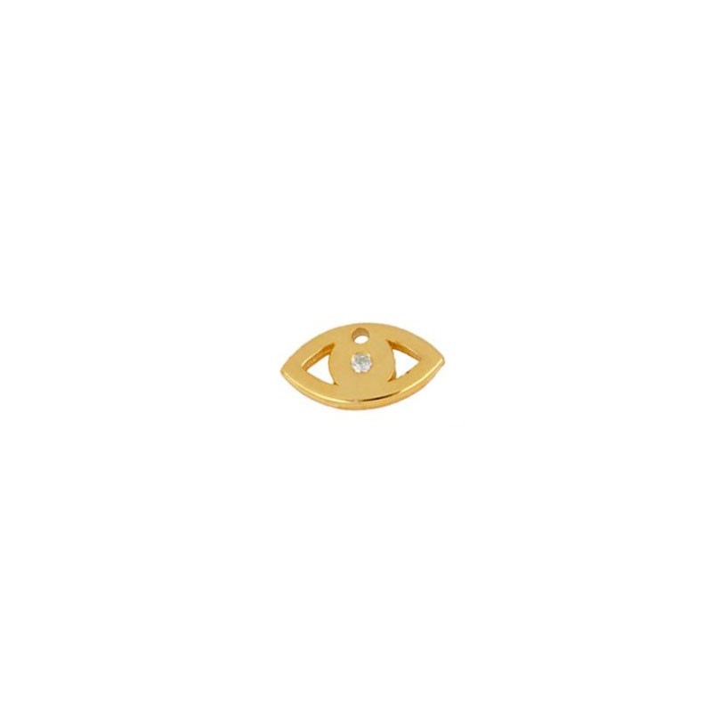 Eye Gold Charm