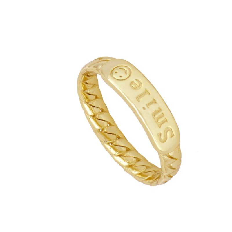 Happy Smile Gold Ring