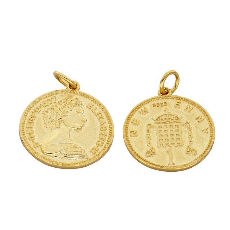 Isabel Coin Gold Charm