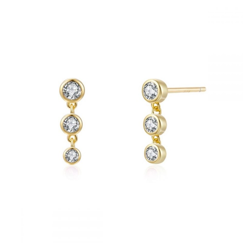 Mica Gold Earring