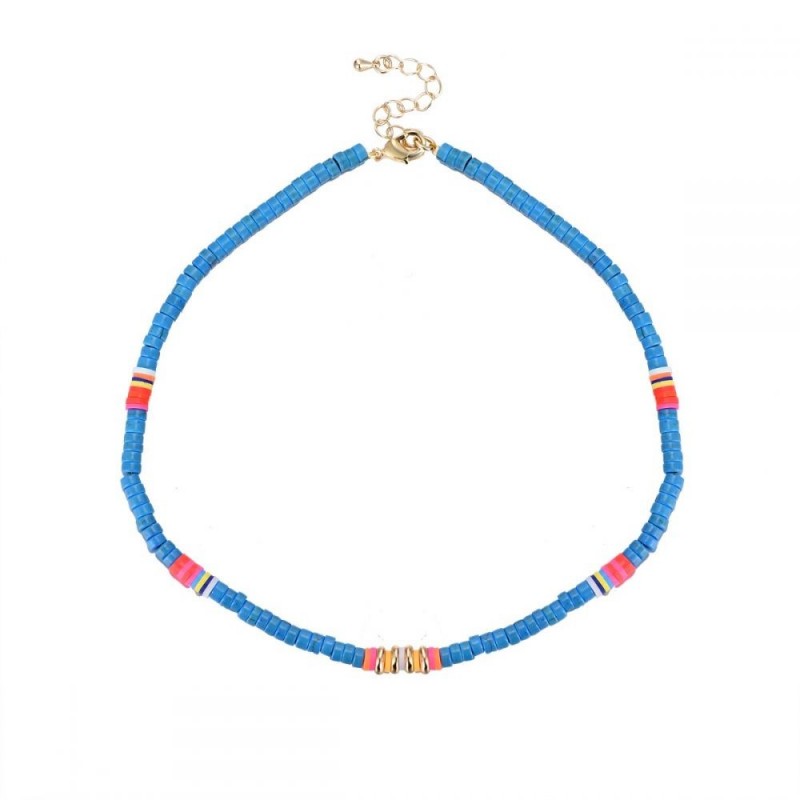 Blue Aruba Gold Necklace