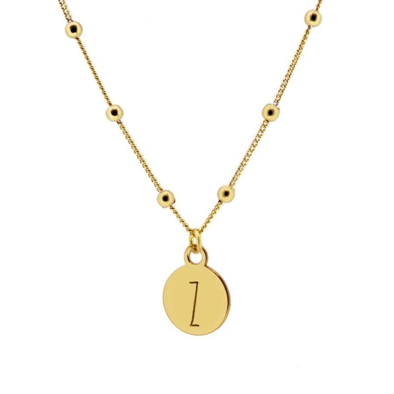 Chapita Spheres Gold Necklace