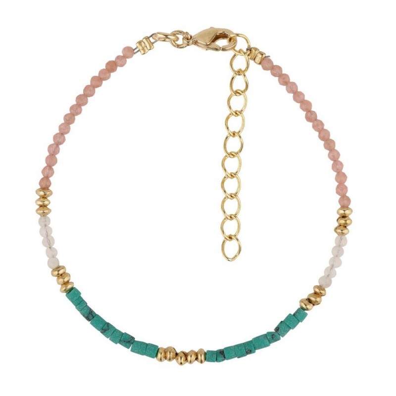 Rose Opal Wake Gold Bracelet