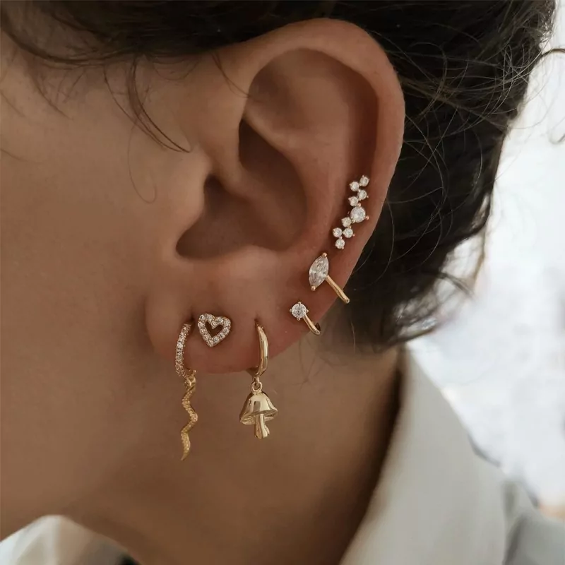 Ear Cuff Condesa Oro 2