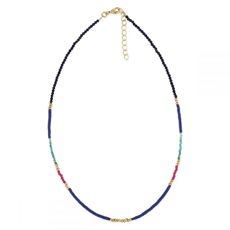 Lapis Lazuli Wake Gold Necklace