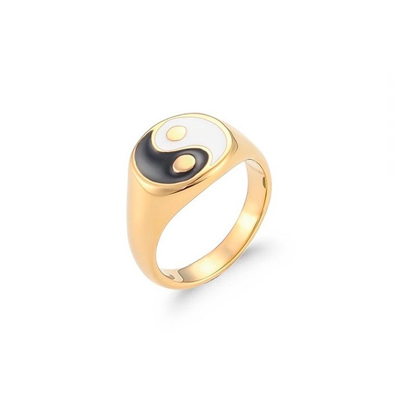 Anillo Yin-Yang Oro
