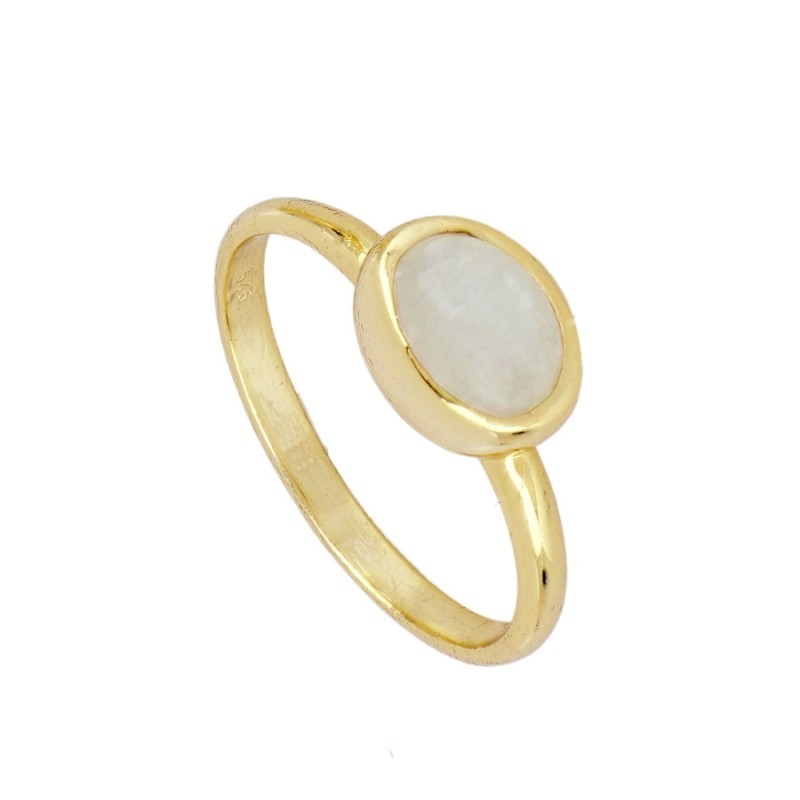 Moonstone Amal Gold Ring