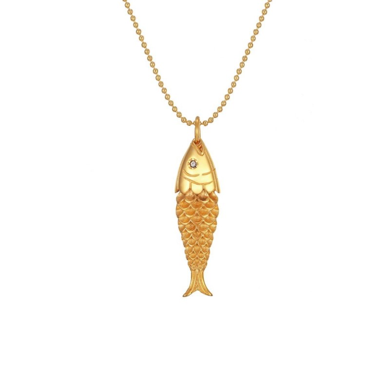 Poisson Gold Necklace