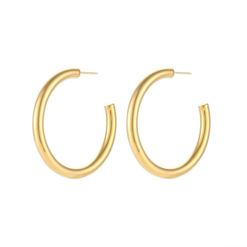 Kinsasa 35mm Gold Earrings (Pair)