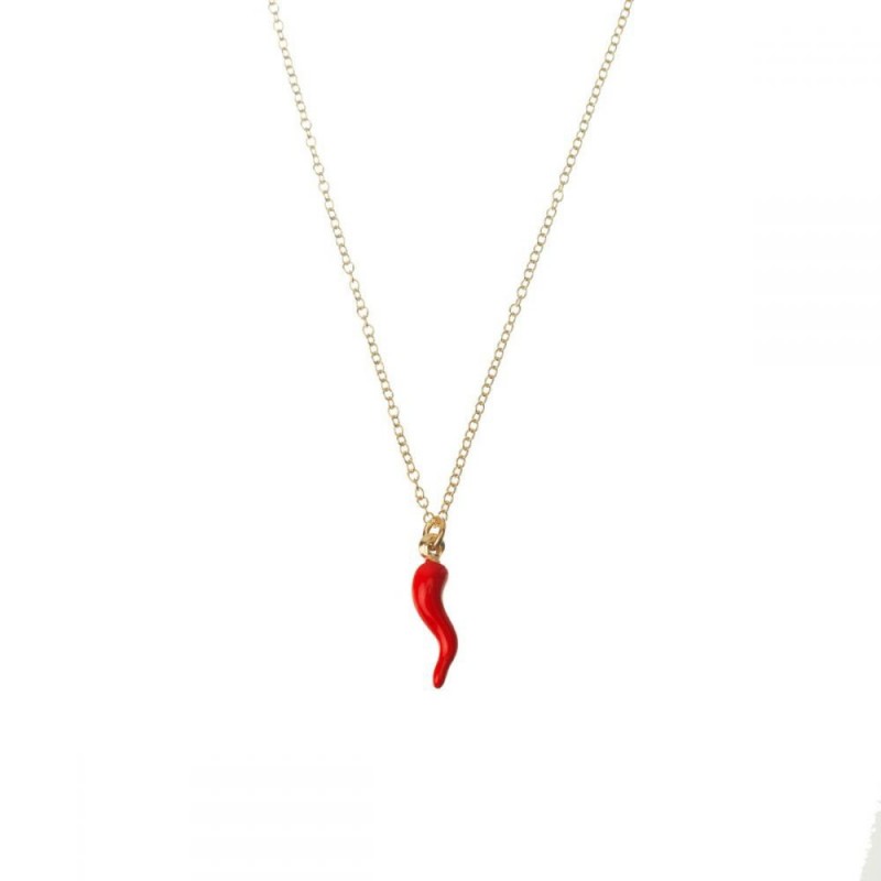 Red Chilli Gold Necklace