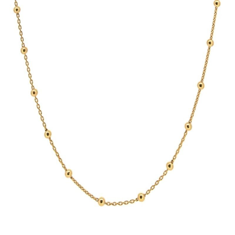 Mini Spheres Gold Necklace (38-43cm)