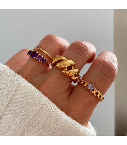 Anillo Twisted Maxi Oro_modelo 2