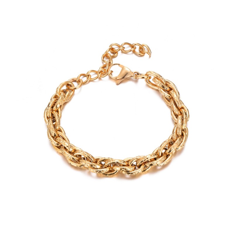 Snake Byzantine Gold Bracelet