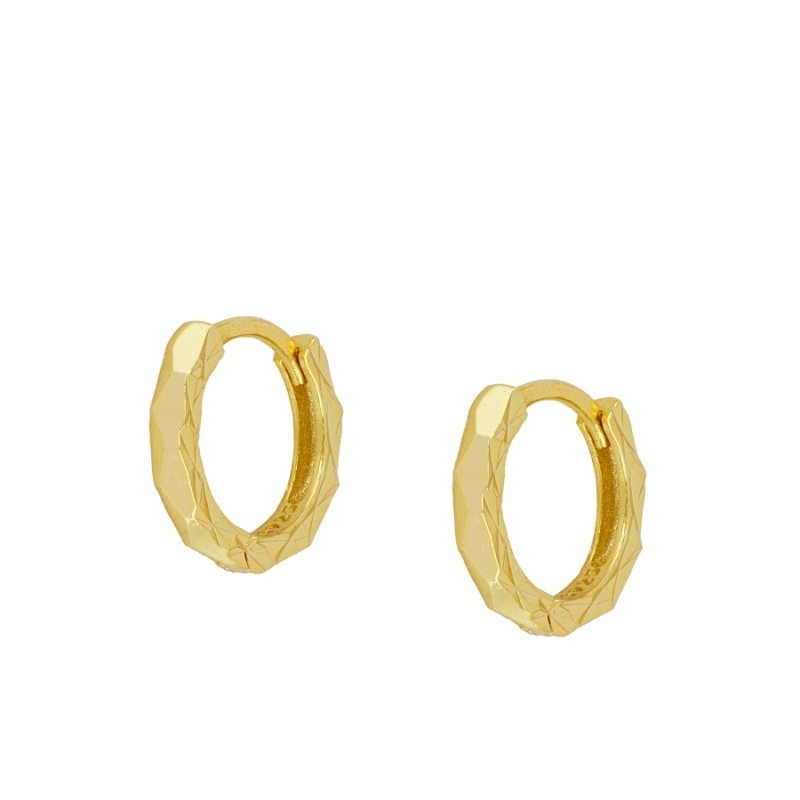 Rachel Gold Hoop Earring