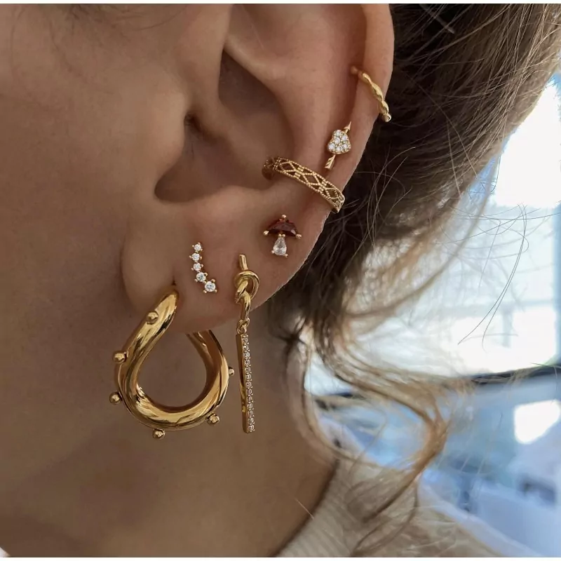 Madrid Gold Ear Cuff 2