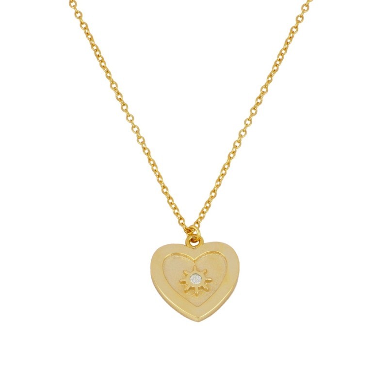 Heart Charis Gold Necklace
