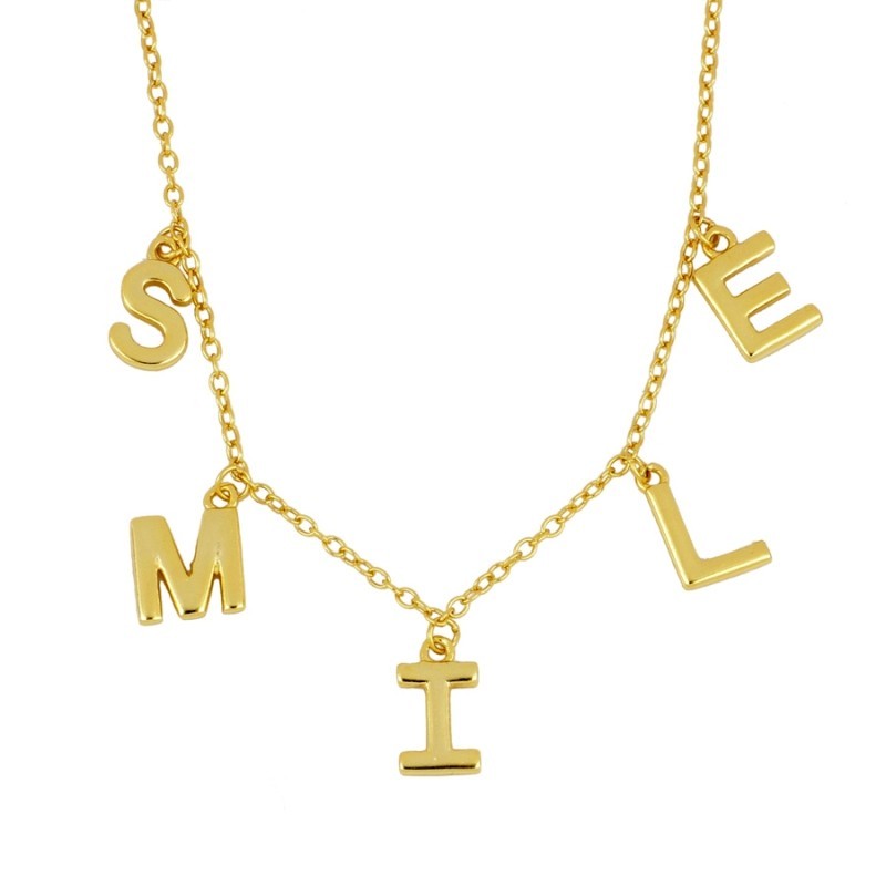 Smile Gold Necklace