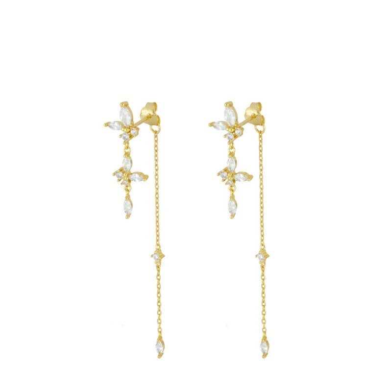 Cascade Gold Earrings (PAIR)