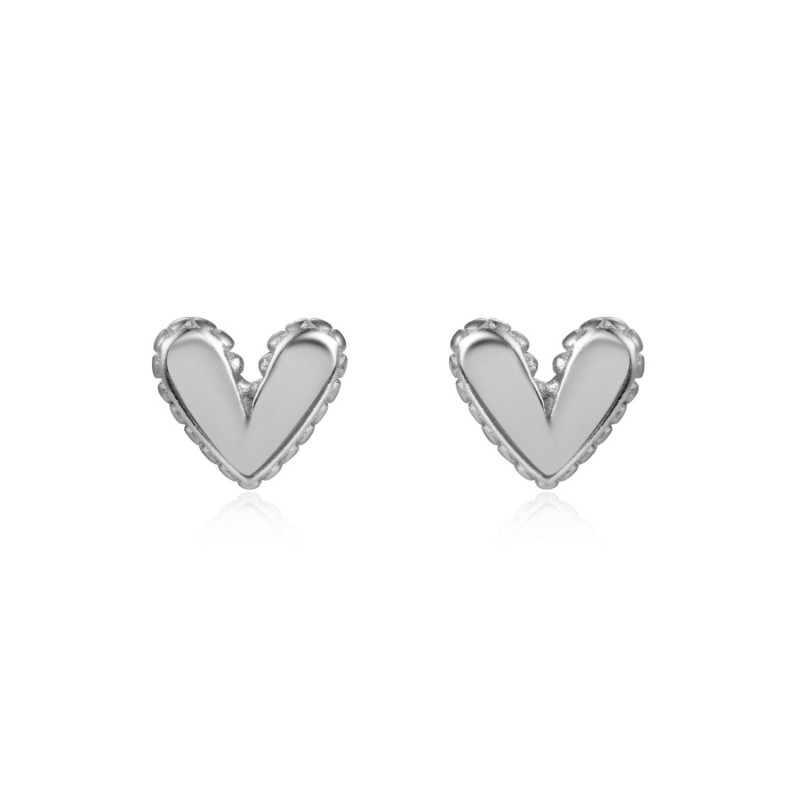 Smooth Heart Earring