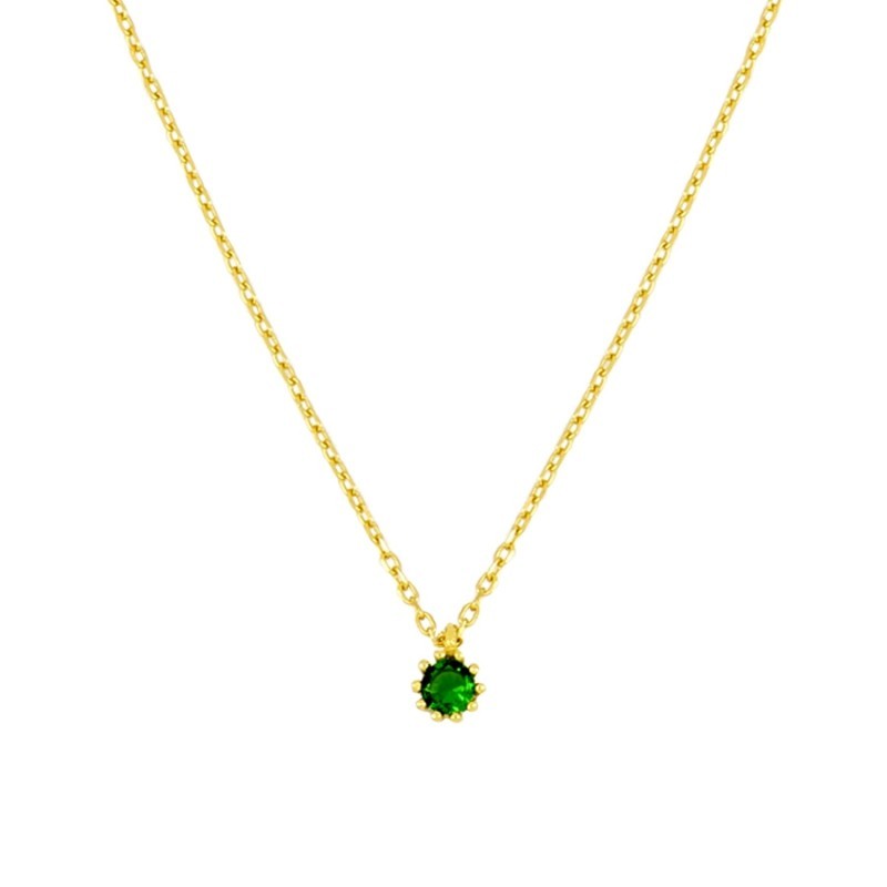 Green Erin Gold Necklace
