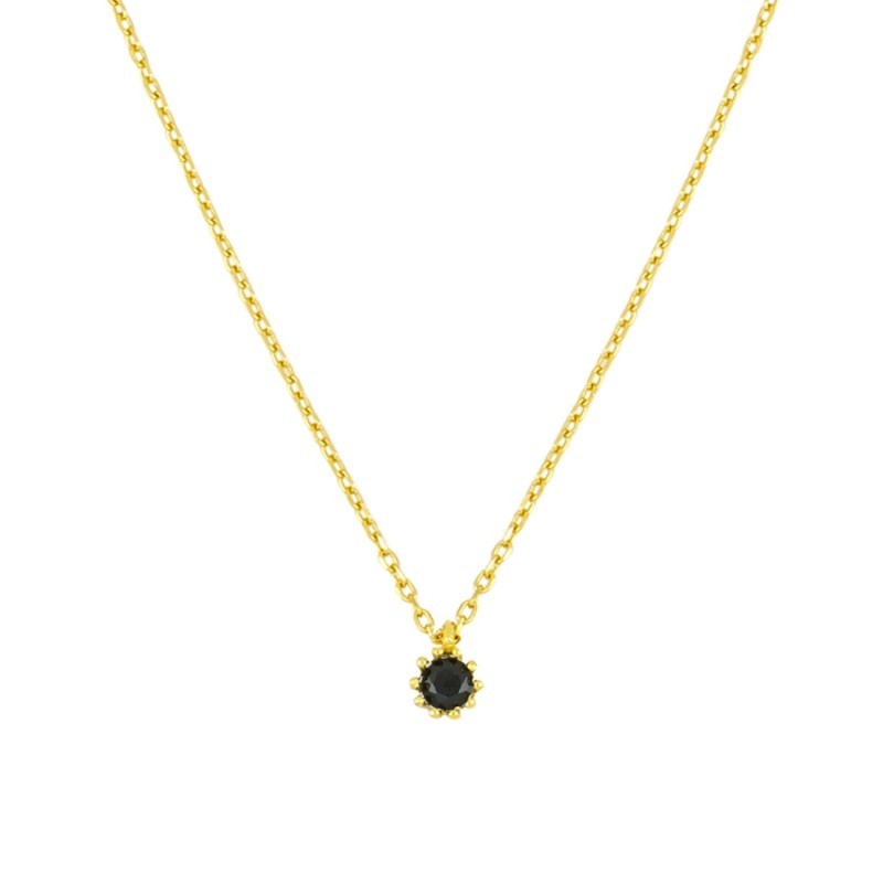 Black Erin Gold Necklace