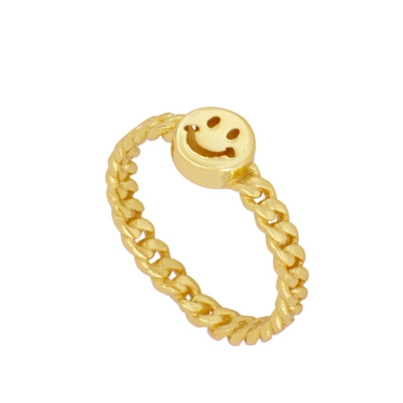 Links Cheer Gold Ring
