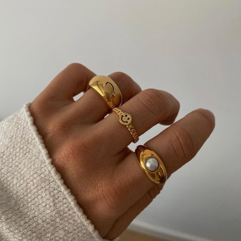 Links Cheer Gold Ring 2