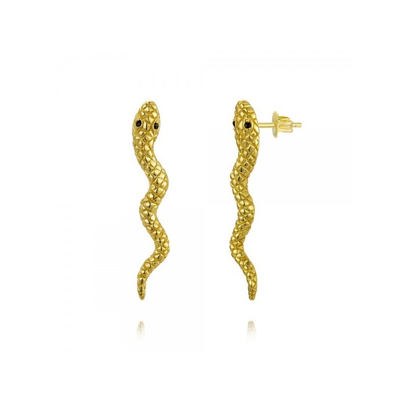 Snake Gold Earring