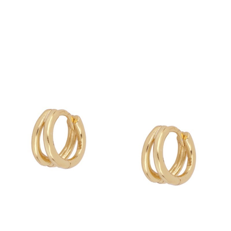 Mini Loisson Gold Hoop Earring