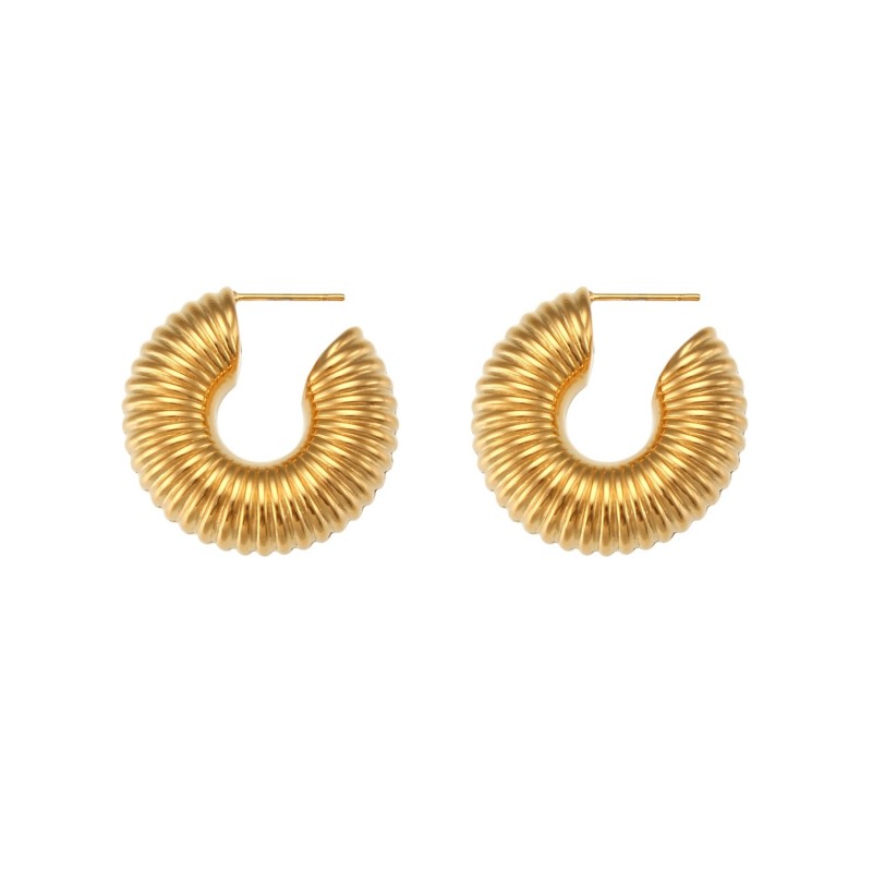 Tallin Gold Earrings 18mm (PAIR)
