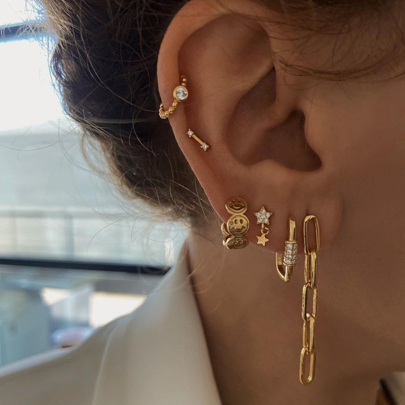 Pendiente Aro Cheers Oro 2