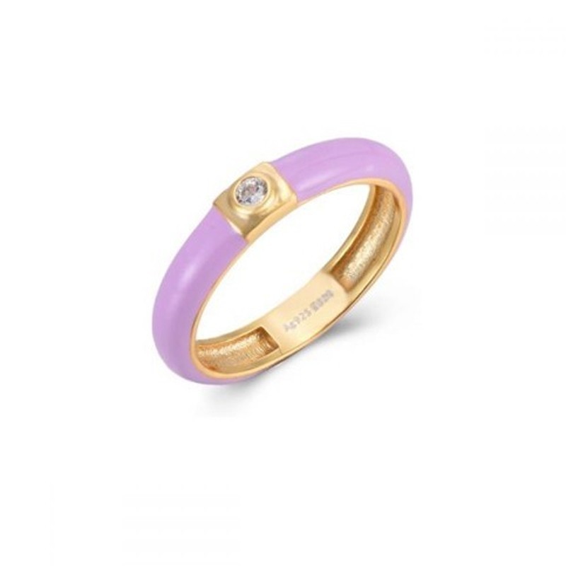 Lavender Zaba Gold Ring