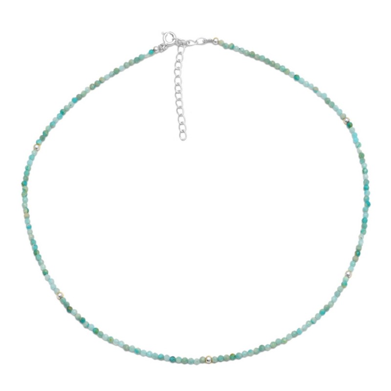 Collar Wave Amazonita