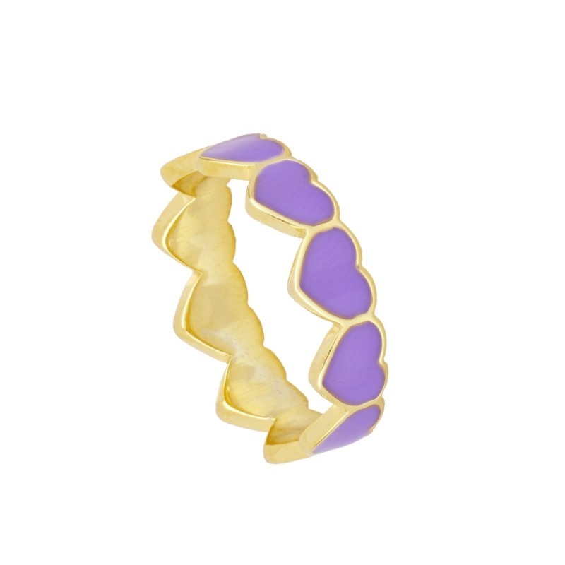 Lavender Belice Gold Ring