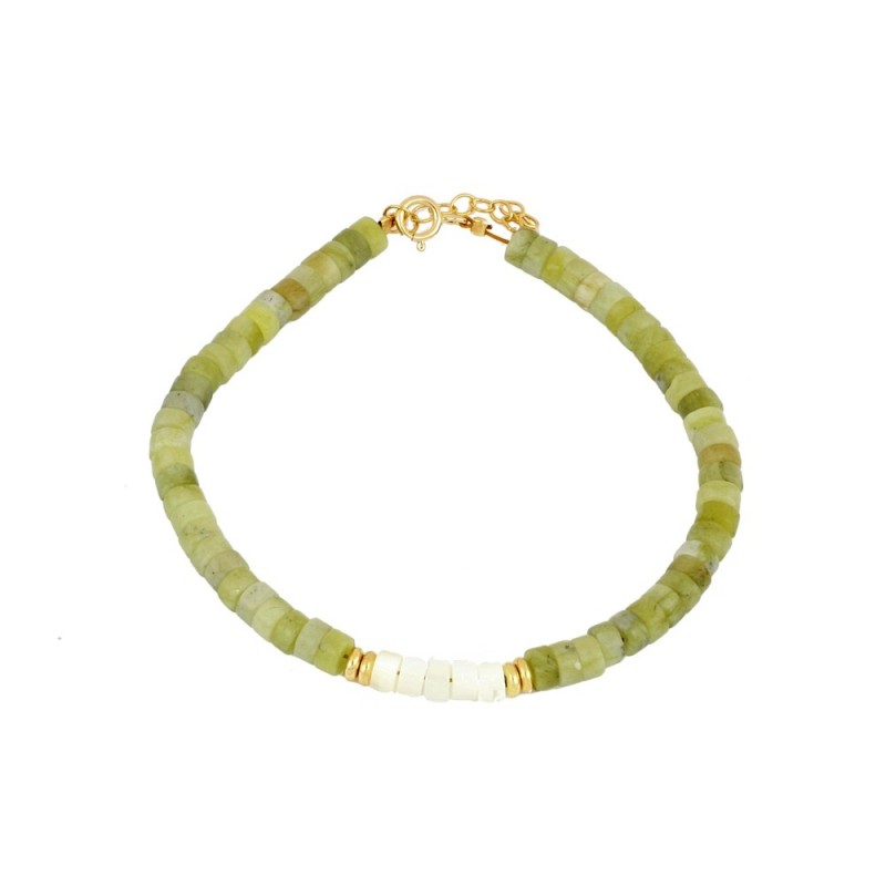 Green Menorca Gold Bracelet