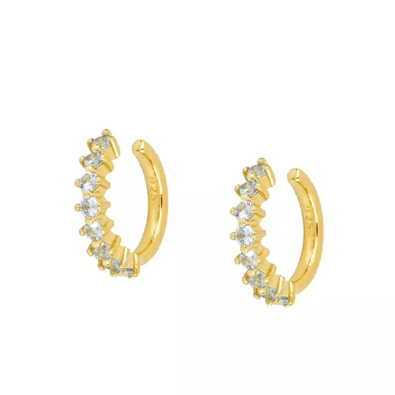 Ear Cuff Kauai Aqua Oro